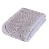 Duetbaby  mintás babatakaró - 80x110 cm - Szürke