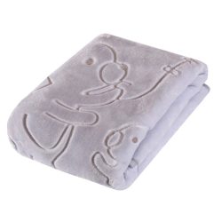 Duetbaby  mintás babatakaró - 80x110 cm - Szürke