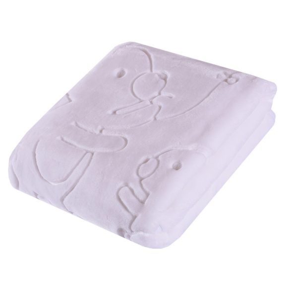 Duetbaby  mintás babatakaró - 80x110 cm - Fehér