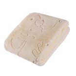 Duetbaby  mintás babatakaró - 80x110 cm - Bézs