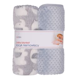 Duetbaby plüss takaró 2 db-os - Szürke Elefánt