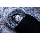 Szőrmés bundazsák-Black