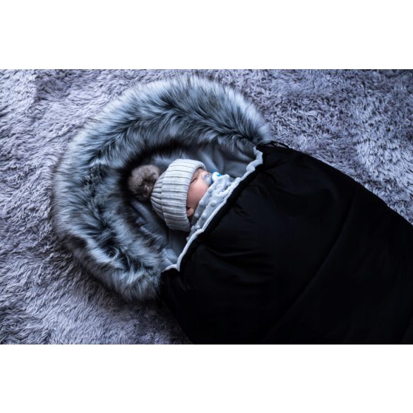 Szőrmés bundazsák-Black