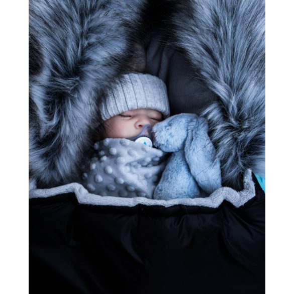 Szőrmés bundazsák-Black