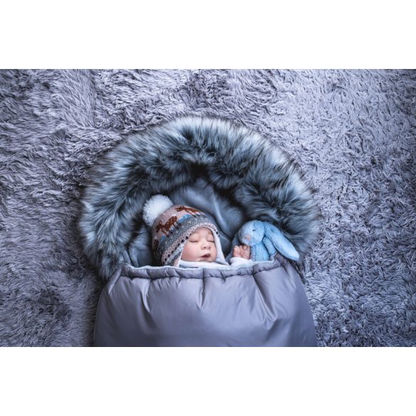 Szőrmés bundazsák-Grey