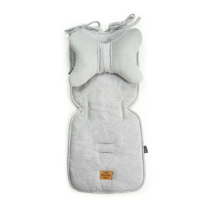 Floo babakocsi betét pillangó párnával - Szürke