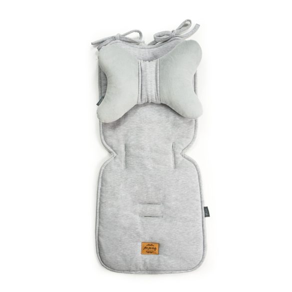 Floo babakocsi betét pillangó párnával - Szürke