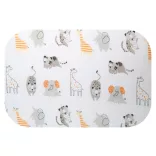 Színes mintás textil pelenka 70x80 cm-Szürke cirkusz