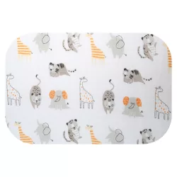 Színes mintás textil pelenka 70x80 cm-Szürke cirkusz