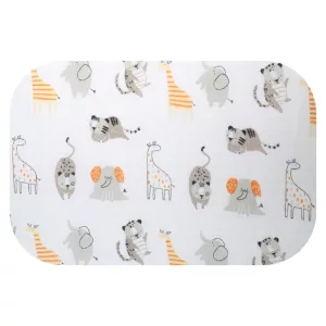 Színes mintás textil pelenka 70x80 cm-Szürke cirkusz