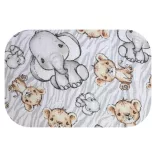 Színes mintás textil pelenka 70x80 cm-Szürke szafari