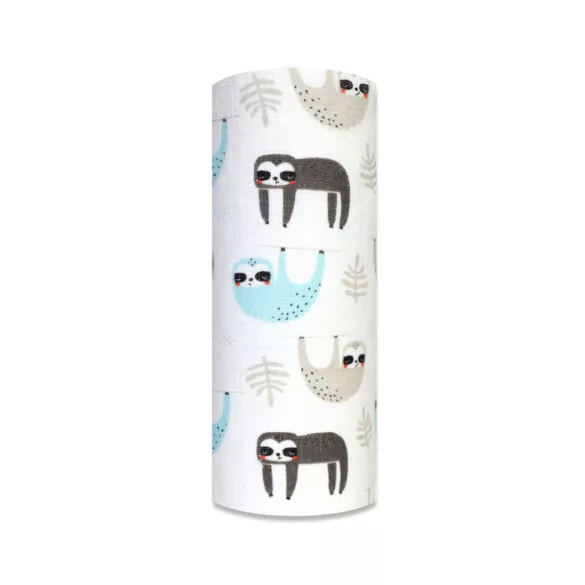 Színes mintás textil pelenka 70x80 cm-Lajhár