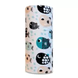 Színes mintás textil pelenka 70x80 cm-Halacska