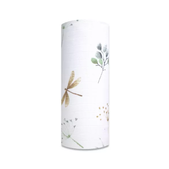 Színes mintás textil pelenka 70x80 cm-Szitakötő