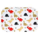 Színes mintás textil pelenka 70x80 cm-Dino