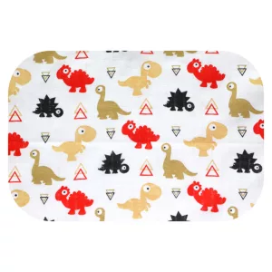 Színes mintás textil pelenka 70x80 cm-Dino