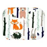 Színes mintás textil pelenka 70x80 cm-Erdei élet