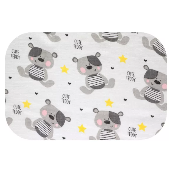 Színes mintás textil pelenka 70x80 cm-Aranyos maci