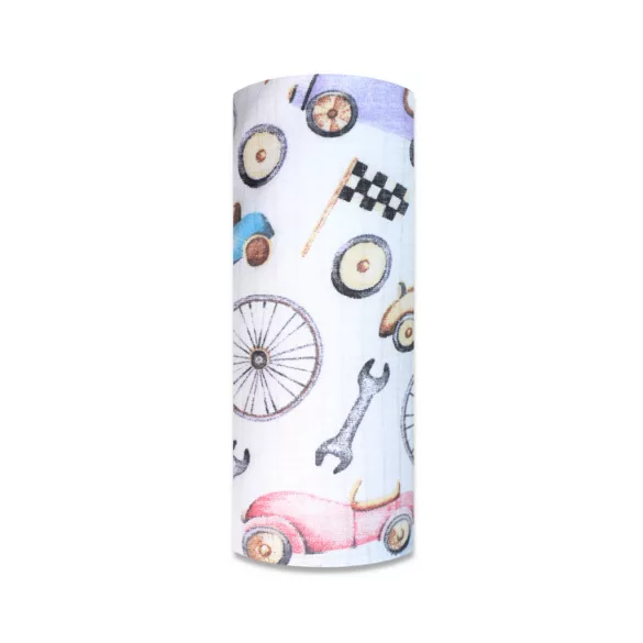 Színes mintás textil pelenka 70x80 cm-Autószervíz