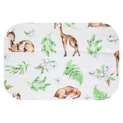 Színes mintás textil pelenka 70x80 cm-Őz