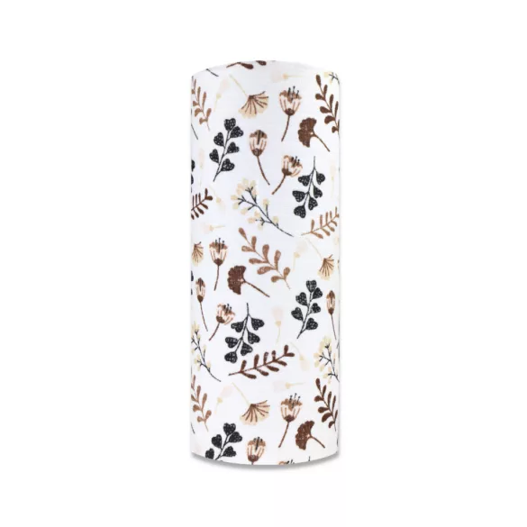 Színes mintás textil pelenka 70x80 cm-Barna rét