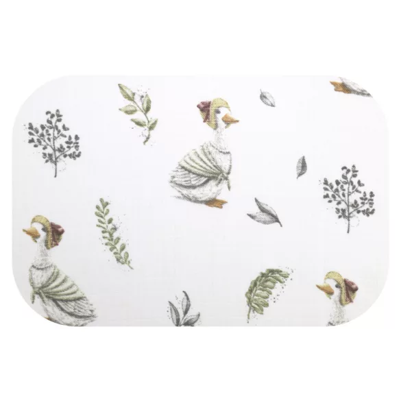 Színes mintás textil pelenka 70x80 cm-Furcsa kacsa