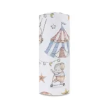 Színes mintás textil pelenka 70x80 cm- Kék Cirkusz