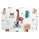 Színes mintás textil pelenka 70x80 cm- Háziállatok buli