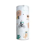 Színes mintás textil pelenka 70x80 cm- Háziállatok buli