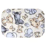 Színes mintás textil pelenka 70x80 cm-Krém szafari