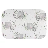 Színes mintás textil pelenka 70x80 cm-Szürke elefánt