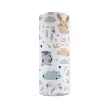Színes mintás textil pelenka 70x80 cm-Pasztell állatok