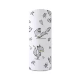 Színes mintás textil pelenka 70x80 cm-Szürke róka