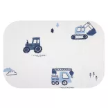 Színes mintás textil pelenka 70x80 cm-Kék markoló