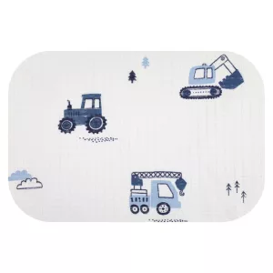 Színes mintás textil pelenka 70x80 cm-Kék markoló