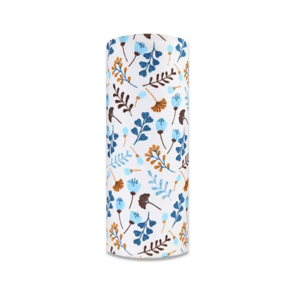 Színes mintás textil pelenka 70x80 cm-Kék rét