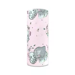 Színes mintás textil pelenka 70x80 cm-Rózsaszín elefánt