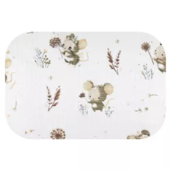 Színes mintás textil pelenka 70x80 cm-Egérke