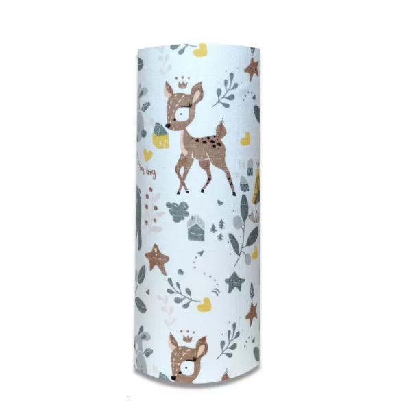 Színes mintás textil pelenka 70x80 cm-Barna állatok