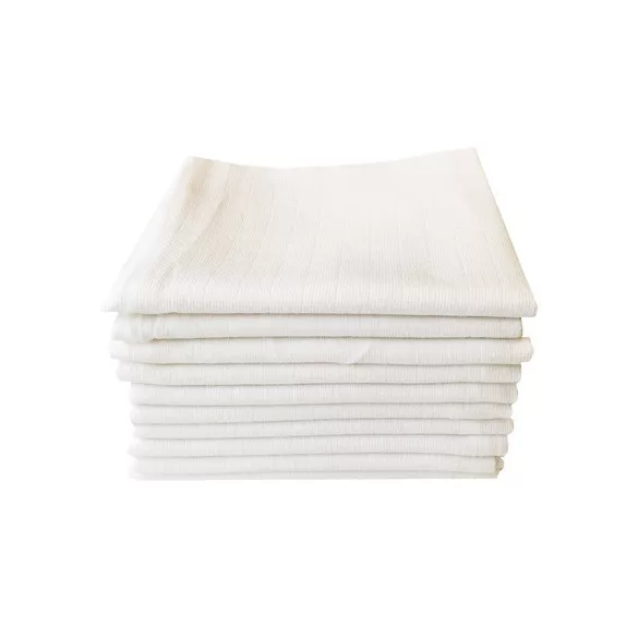 Cseh tetra textilpelenka 10 db-os 70x70 cm - Fehér