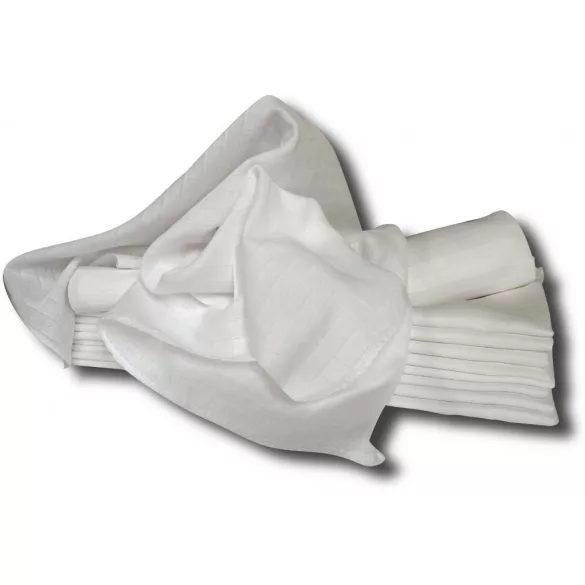 Cseh tetra textilpelenka 10 db-os 70x70 cm - Fehér