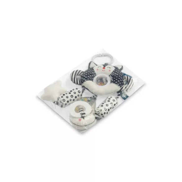 Sensillo plüss utazójáték black&white-Cica