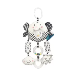 Sensillo plüss utazójáték black&white-Elefánt