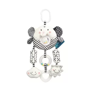 Sensillo plüss utazójáték black&white-Elefánt