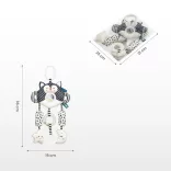 Sensillo plüss utazójáték black&white-Elefánt