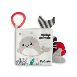 Sensillo black&white textil könyv-Delfin 