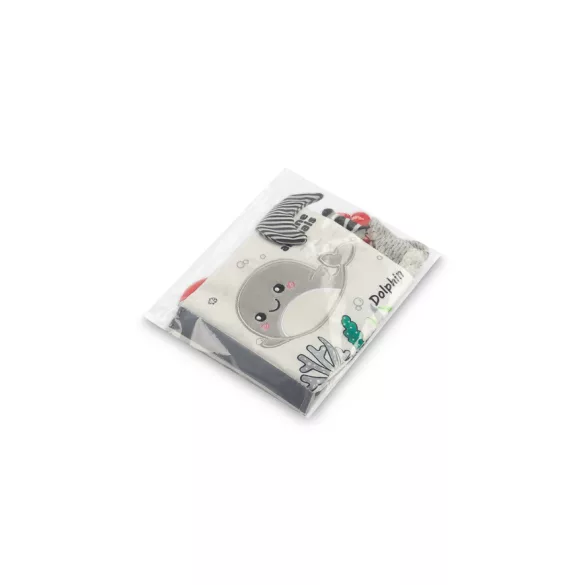 Sensillo black&white textil könyv-Delfin 