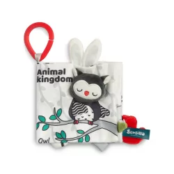 Sensillo black&white textil könyv-Bagoly