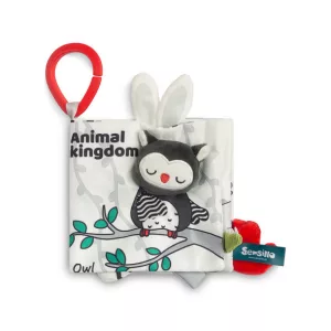 Sensillo black&white textil könyv-Bagoly