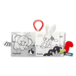 Sensillo black&white textil könyv-Bagoly